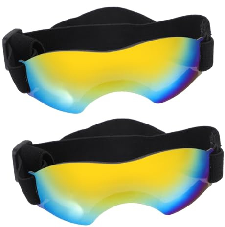 BESPORTBLE 2stücke Hundesonnenbrille Uv-Schutz Für Kleine Hunde Winddicht Stilvoll Und Bequem Perfektes Accessoire Für Fotos Und Outdoor-aktivitäten