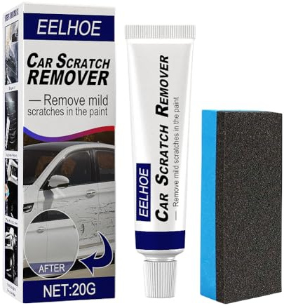 Kexpery 20/80 ml de cire anti-rayures pour carrosserie automobile, nettoyant de polissage, crème anti-rayures pour voiture, outils d'entretien de peinture (20 ml)