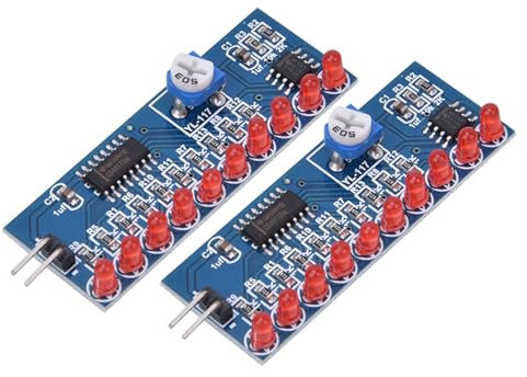 Tyenaza 2 Stück Wasserfließendes Lichtmodul, NE555 CD4017 LED Chaser LED-Lauflichtmodul DIY Kit Elektronische Schaltung LED-Lauflicht für elektronische Schaltung