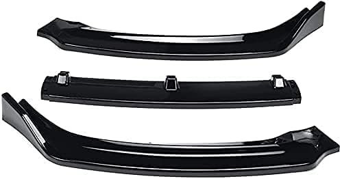 ZHOUFUDA Auto Frontspoiler Lippe Frontschürze Lippenspoiler für Audi A4 B9 Sedan 2017 2018, Frontstoßstange ABS Splitter Lip Spoiler Kinnschutz Lip Diffusor Splitter Body Kit