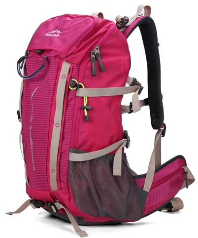 Aoking,sac à dos de randonnée/escalade,40L,YJN79807,éléments standards:panneau en maille à flux d'air amovible,imperméable,sifflet SOS,housse de pluie