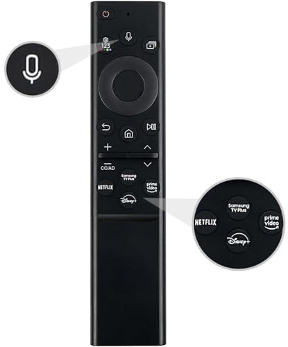 BN59-01385A Ersättande röstfjärrkontroll för alla Samsung Neo QLED UHD HDR FHD 4K 8K Smart TV 2019 2020 2021 2022 2023 2024-serien (ingen solfunktion)