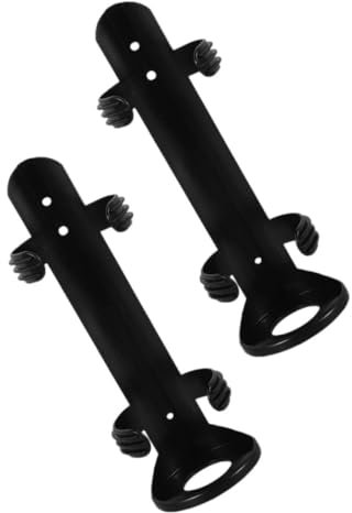 JECOMPRIS Staffa Estintore Auto Parete Regolabile in Pvc Nero 2pezzi per Estintore da Auto o Muro Installazione Semplice