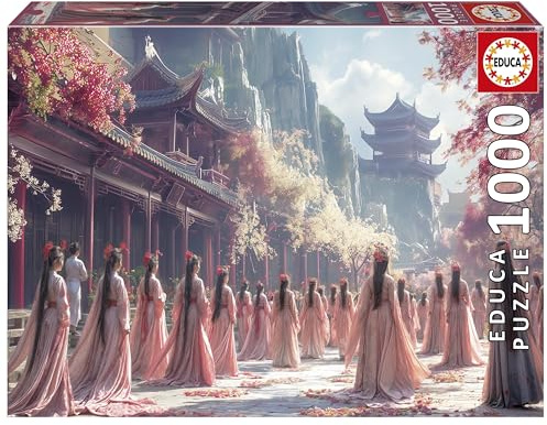 Educa - Puzzle de 1000 Piezas para Adultos | 1000 Las Geishas. Incluye Pegamento Fix Puzzle. Medidas: 68 x 48 cm. A Partir de 14 años (20244)