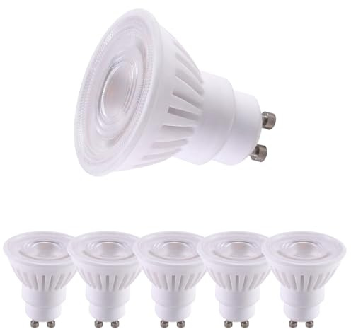 HUAMu GU10 LED Lampe 9W Ersetzt 90W Halogen, Keramikgehäuse, 2700K Warmweiß, 60° Strahlwinkel Reflektorlampen, 900 Lumen, Nicht Dimmbar, 6er Pack
