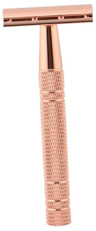 FIXOSHEE Rasoir de Sûreté Homme Ancien Modèle Lame Ultra Fine Détachable Manche Antidérapant pour Rasage Précis et Confortable