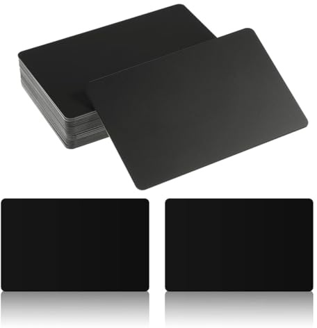 DIFLAX Nfc Karte 30 Stück Ntag215 Leere Nfc Karten Schwarz 5.4x8.5cm Programmierbar Bedruckbar Kompatibel Mit Allen Nfc Geräten Für Büro, Office, Geschäft