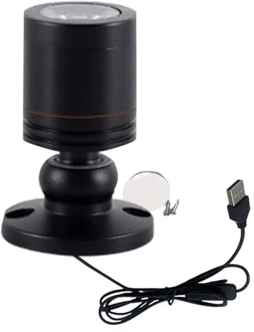 Generisch Indoor Spotlight - Mini Compact LED Spotlight for Directional Lighting, Accent Light | USB Projector for Jewellery, Plants, Photos, Decorative Objects, Wall Display