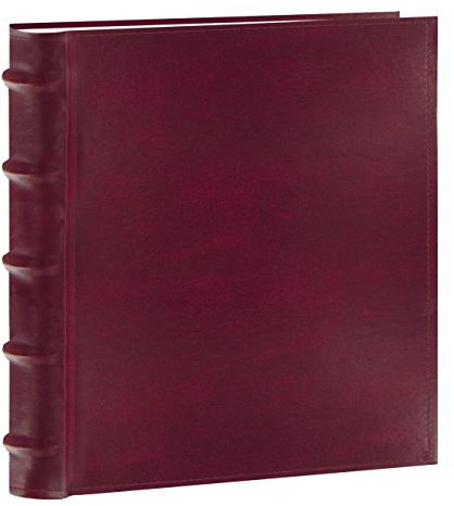 Pioneer Photo Albums CLB-257/BG 200-Pocket European Bonded Leather Photo Album for 5 by 7-Inch Prints, Burgundy