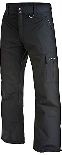 ARCTIX Mountain Premium Snowboard-Cargohose für Herren, Schwarz, Größe M/81,3 cm Schrittlänge