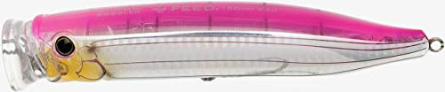 TackleHouse CFDW150 Popper, Contact, Feed, Diving Wobbler, 5.9 inches (150 mm), 1.9 oz (54 g), Pink Back Slit HG #03