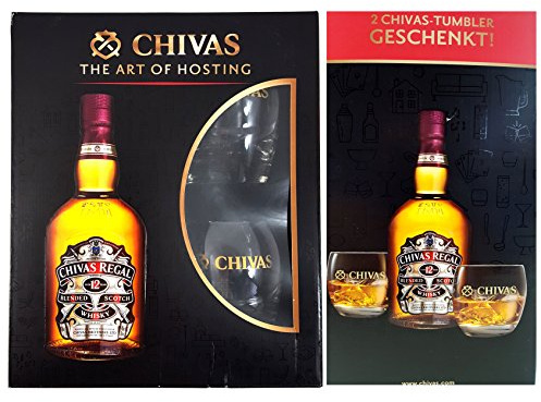 Chivas Blended Scotch Whisky 0,7l 700ml (40% Vol) + 2x Tumbler