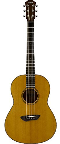 Yamaha CSF3M Western Guitar - Compact, Practical and Elegant, Acoustic Guitar with a Rich Sound, Whether You’re on the Move or in the Studio, Includes Padded Gigbag, in Vintage Natural Colour, ¾ size