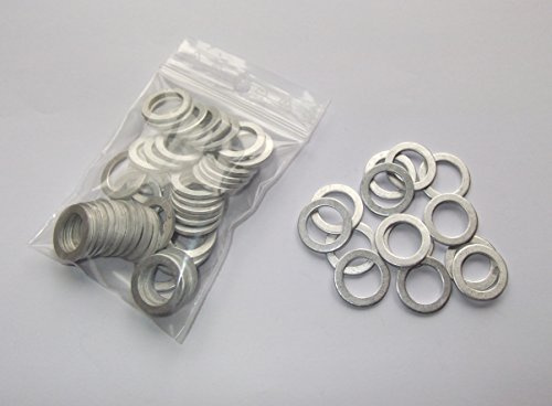 100 Stück Aluminiumringe/Dichtringe/Dichtung Alu 12x19x1,5 mm DIN 7603