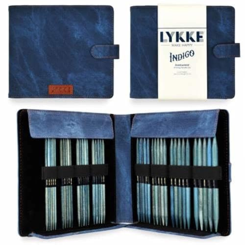 Lykke Indigo 8 Nadelspiele im Set 15 cm 4.0 - 9.0 mm