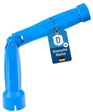 Universal WC-Sitz Montageschlüssel M8-M10, ergonomisch, blau, rutschfest