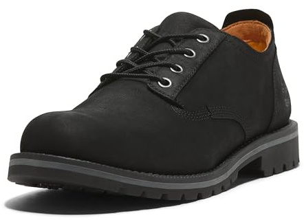 Timberland Men's Redwood Falls Lace Up Waterproof Shoe, Black Nubuck, 9 Wide