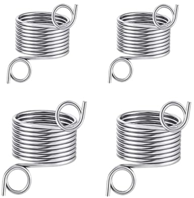 Garnführung Fingerhalter,4 Stück Fingerführung zum Stricken Metall Strickfingerhut Unterschiedlicher Größe Geflochtener Ring für Kunsthandwerk Edelstahl Handliche Strickpullover Fingerspule