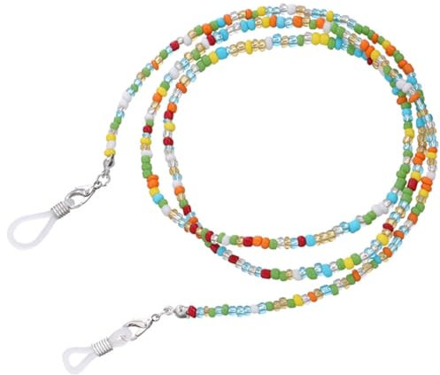 Niedliche Perlen-Brillenkette – leichter Metall-Brillenhalter und modisches Accessoire für Jugendliche, Einheitsgröße, Perle und Metall, Kein Edelstein