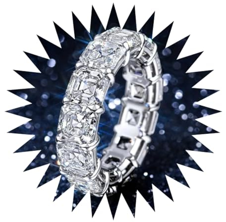 Ringe Damen Ring Für Damen Frauen Finger Herren Geschenk Diamantring 925, Verlobung, Ehering, Ringe Für Damen Und Herren, Fingerparty, 8