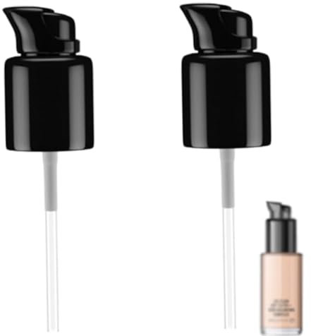 2 Stück Ersatz Foundation Pumpe, Nachfüllbehälter Pumpe für Mac und Estée Lauder Double Wear Foundation, Kunststoff-Kosmetik-Flüssig-Foundation-Make-up-Pump-Ersatzwerkzeug