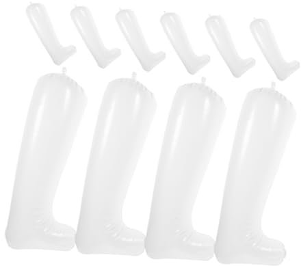 BESPORTBLE 5pares Moldeadores Botas Soportes Zapatos Largos Hormas Inflables Sujeción Botas