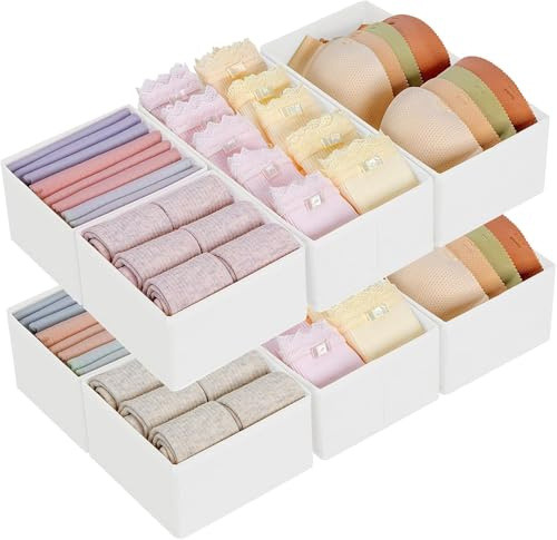 Homsorout Kleiderschrank Unterwäsche Organizer - 8er Set Pax Organizer