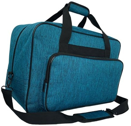 Nähmaschinen-Aufbewahrungstasche mit Griff, Nähmaschinenkoffer, Nähmaschinentasche, Nähmaschinentasche, Tragetasche, blau