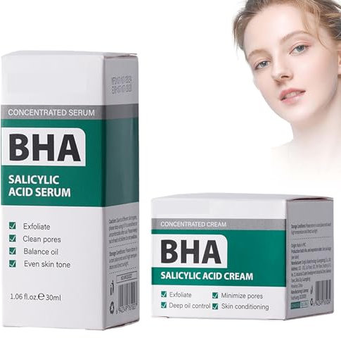 Face Serum + Moisturizing Cream, With Salicylic Acid, Anti Acne Cream With Salicylic Acne, Anti Pimple Face Cream