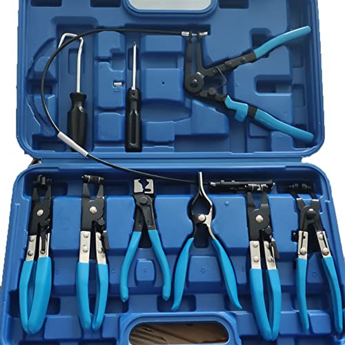 Ensembles d'outils D'outils De Réparation 9 pièces Auto collier de serrage anneau pince ensemble Flexible fil câble Bend Type voiture réparation outils