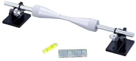 Oshhni Equilibrador de ruedas para motocicleta, bicicleta, llanta, contrapesos para equilibrar neumáticos, práctico equilibrador de neumáticos portátil, a