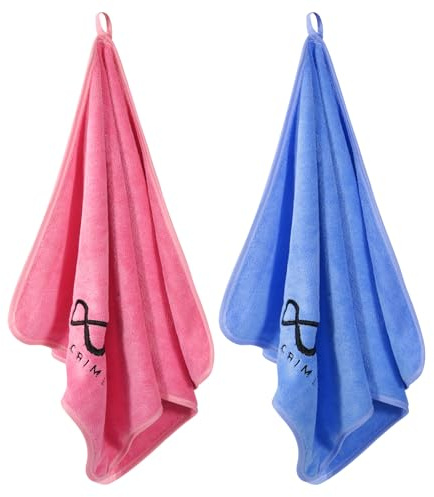 INFICRIME 2 Pack Microfiber Gym Towels, 380 GSM 15x31 Inch