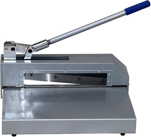 320mm Manual Guillotine Metal Shear, Hand Plate Shear for Cutting Circuit Boards, Aluminum, Iron, Copper, Plastic, Up to 2mm Thickness