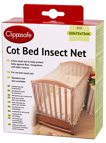 Mosquiteras marca clippasafe. Modelo Cot Bed Insect Net - 150 x 75 x 75cm