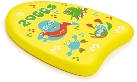 Zoggs Zoggy Mini Easy Learn to Swim Float Kickboard - gul, 3-12 år, 27,5 x 22 x 2,8 cm