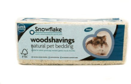 Snowflake Woodshavings Litière en copeaux de Bois