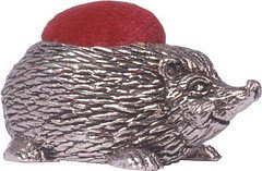 Wentworth Pewter – Pewter Pin Cushions – Handmade Novelty Gift for Sewing Enthusiasts – Cute & Collectible – Made in UK (Hedgehog)