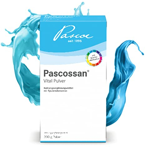Pascoe® Pascossan Vital Pulver: mit den wertvollen Spurenelementen Kupfer, Jod, Selen, Eisen, Mangan und Zink - frei von Aromen & Farbstoffen - laktosefrei - 300 g