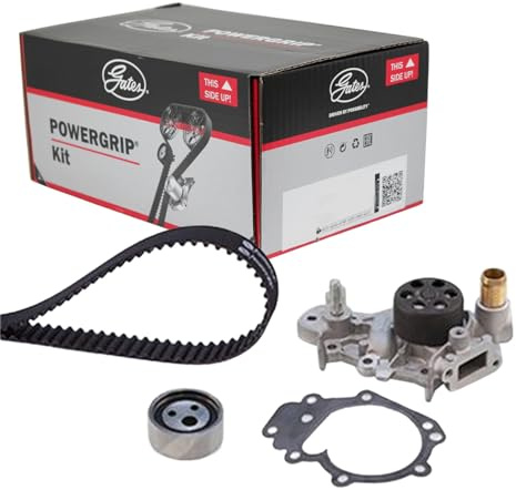 GATES KP25454XS Wasserpumpe + Zahnriemensatz Zähnezahl: 87 17 mm mit Wasserpumpe Kompatibel mit RENAULT Clio 2 BB0/1/2, CB0/1/2 Twingo 1 C06 KANGOO KC0/1 KANGOO Express FC0/1 Clio 1 B/C57, 5/357