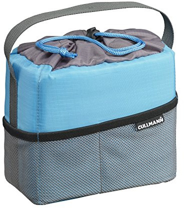 CULLMANN CAMERA CONTAINER Housse pour Caméra à objectif Taille P Cyan/Gris