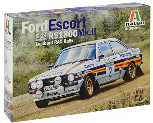 ITALERI 3650S - 1:24 Ford Escort RS 1800 MK.II Lombard , Modellbau, Bausatz, Standmodellbau, Basteln, Hobby, Kleben, Plastikbausatz, detailgetreu, Unlackiert