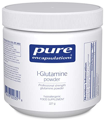 Pure Encapsulations L-Glutamine Powder - Hypoallergenic Amino Acid Supplement - 227 Grams