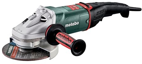 metabo Winkelschleifer WEPBA 24-180 MVT Quick - 2400W, Ø 180mm, 8450 U/min, 14Nm Drehmoment - Mit Bremse, Schnellspannmutter, drehbarem Griff, Totmannschalter, optimal für Trennen