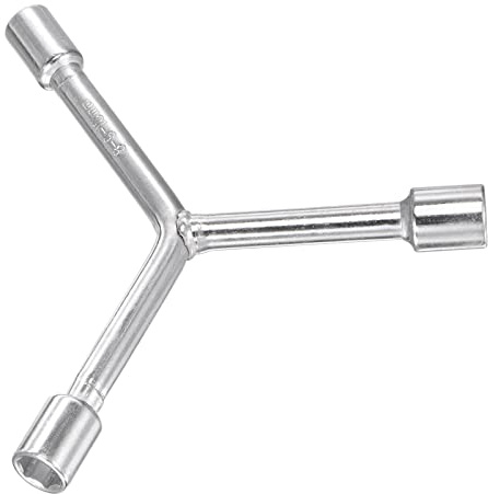 sourcing map Llave hexagonal tipo Y de 3 vías, 8 mm, 9 mm, 10 mm, herramienta de reparación combinada, 3 pulgadas