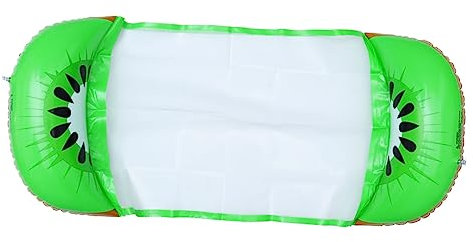 Toyvian Aufblasbares Wasserschwebebett Schwimmende Matte Für Sommer Mit Kiwi-Muster Aus Umweltfreundlichem PVC Für Badeorte Und Schwimmbäder