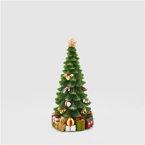 EDG Enzo De Gasperi Candela Pino Albero di Natale Decorazione Natalizia 12,5cm