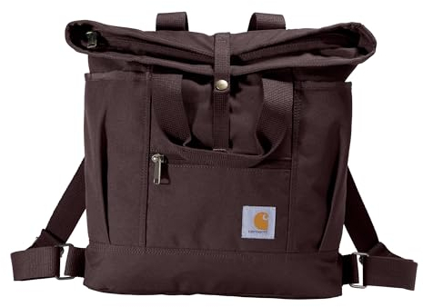 Carhartt Uni-Erwachsene, Langlebig, mit Verstellbaren Rucksackgurten und Laptophülle, Umwandelbare Rucksack-Tragetasche (Port), One Size