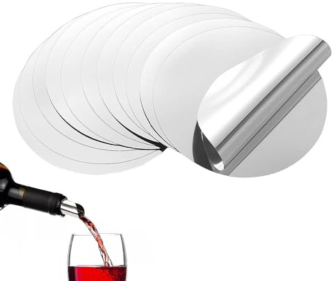 Lot de 20 becs verseurs de vin, plaquettes de bec verseur, aide à verser le vin, compte-gouttes, pour bouteilles de vin, fête, anniversaire, mariage