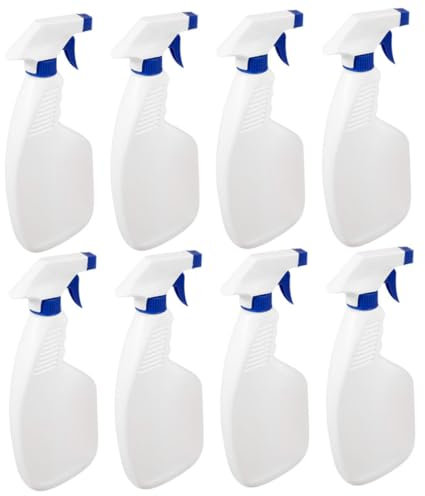 Mobestech 8stücke Leere Sprühflasche Aus Pe-material Fassungsvermögen Für Reinigungslösungen Täglicher Gebrauch Ergonomisches Design Für Private Und Gewerbliche Nutzung
