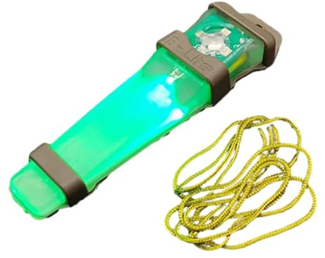 KANGQL Marqueur personnel, lumière d'identification personnelle, lampe tactique clignotante pour casque de survie, chasse, randonnée